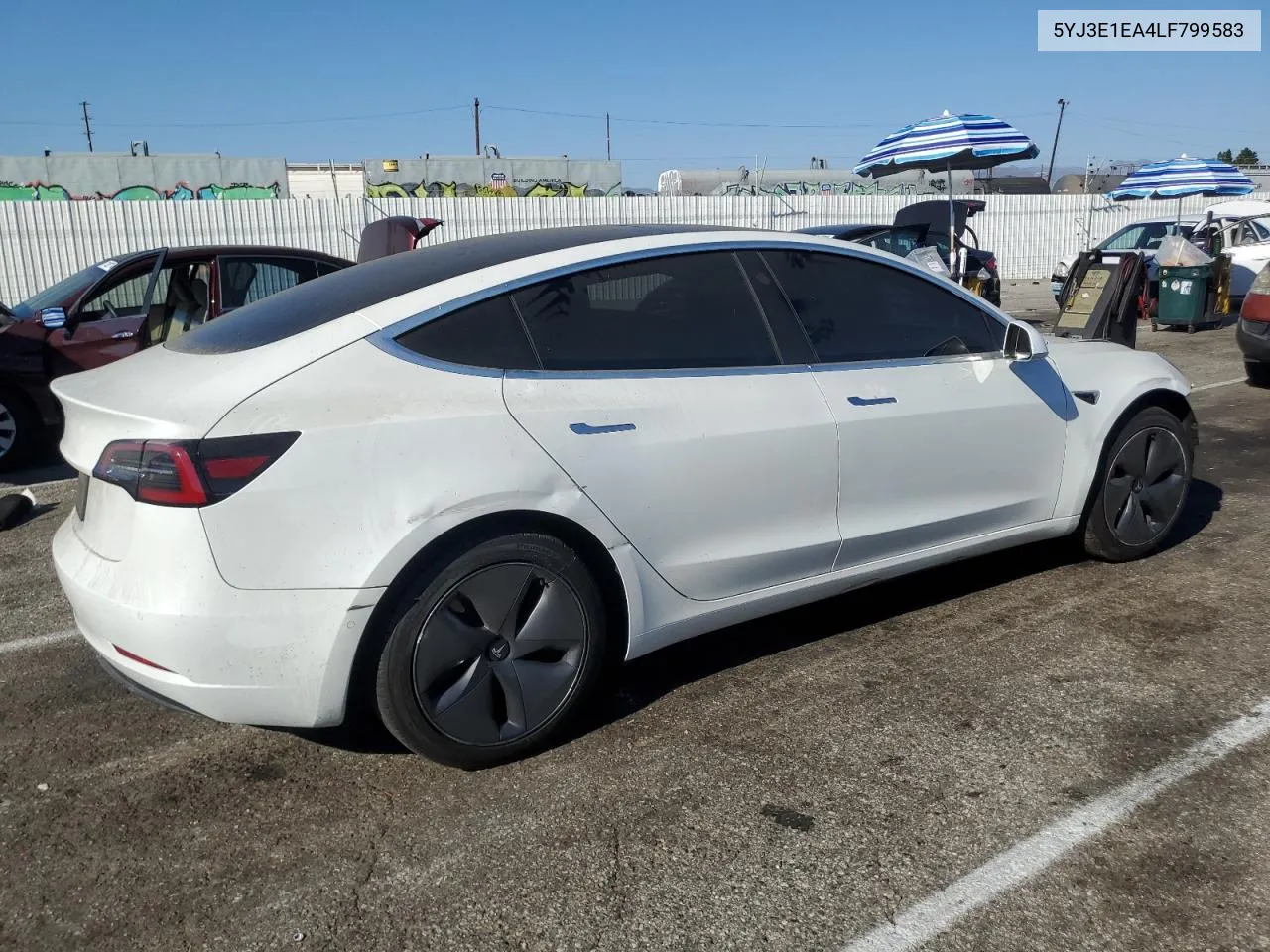 5YJ3E1EA4LF799583 2020 Tesla Model 3