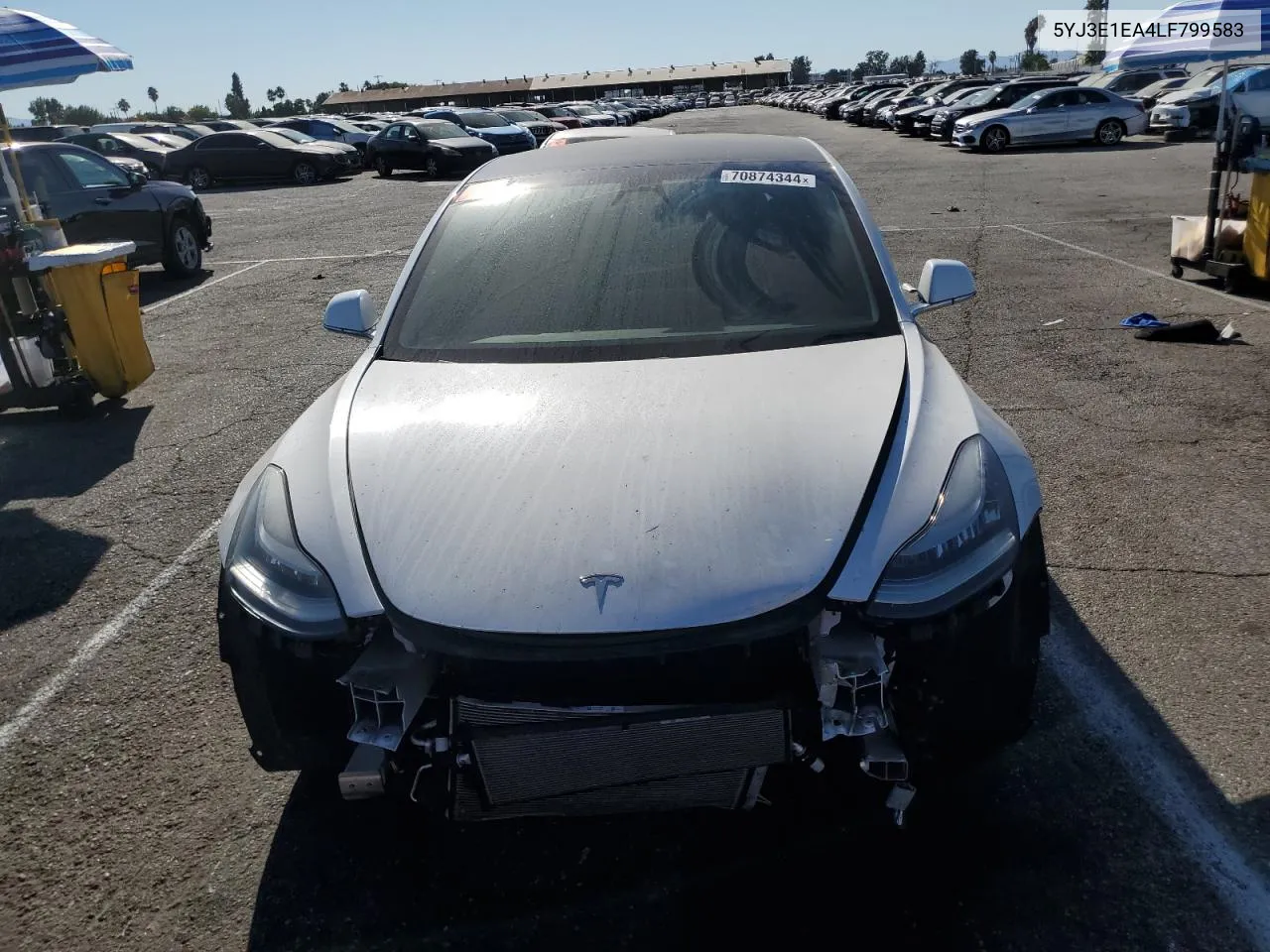 5YJ3E1EA4LF799583 2020 Tesla Model 3