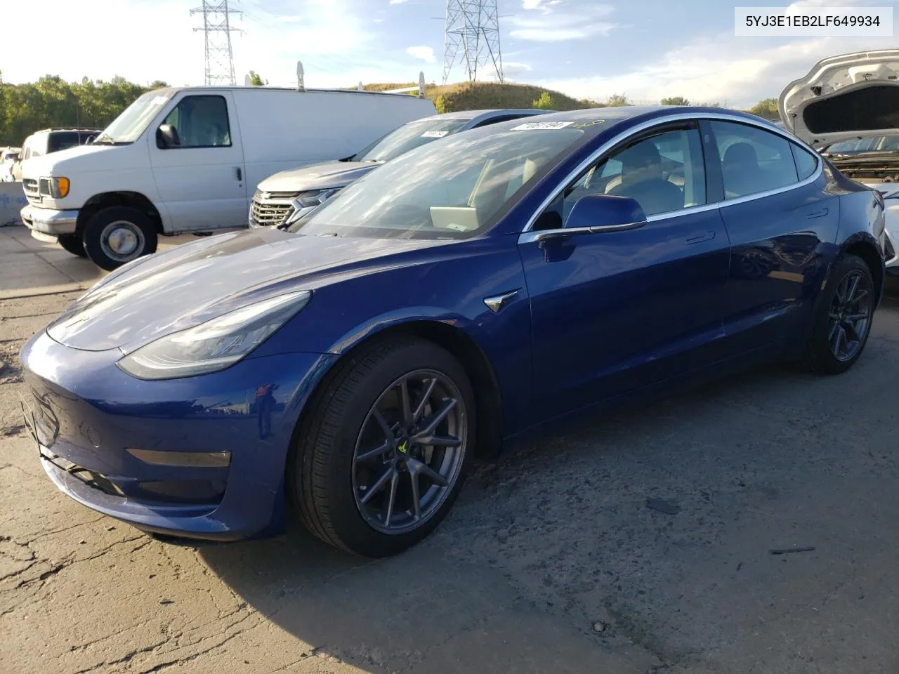 5YJ3E1EB2LF649934 2020 Tesla Model 3