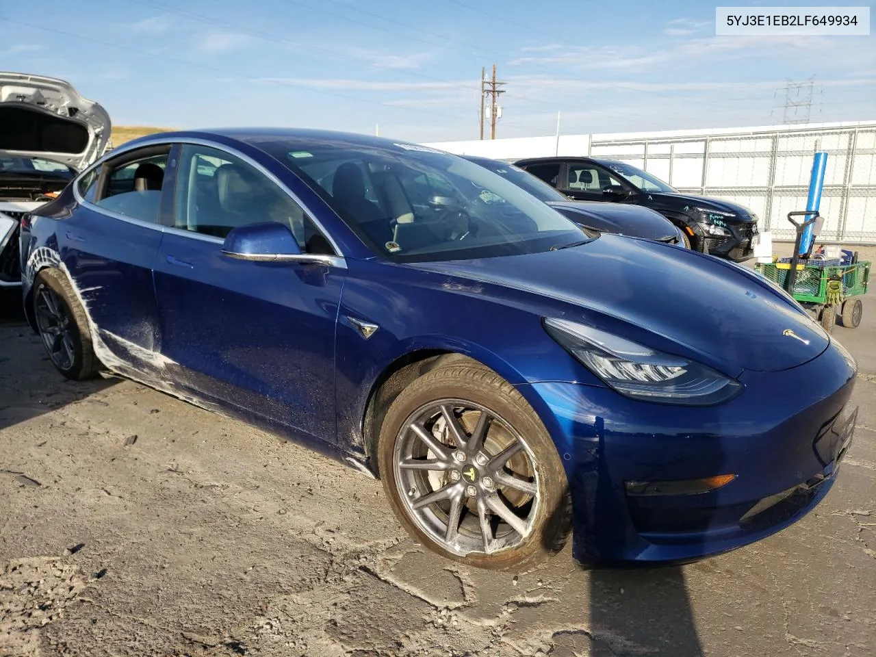 5YJ3E1EB2LF649934 2020 Tesla Model 3