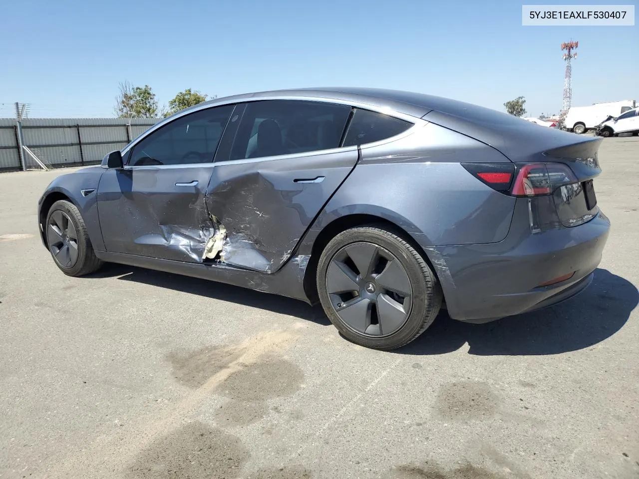 2020 Tesla Model 3 VIN: 5YJ3E1EAXLF530407 Lot: 71183934