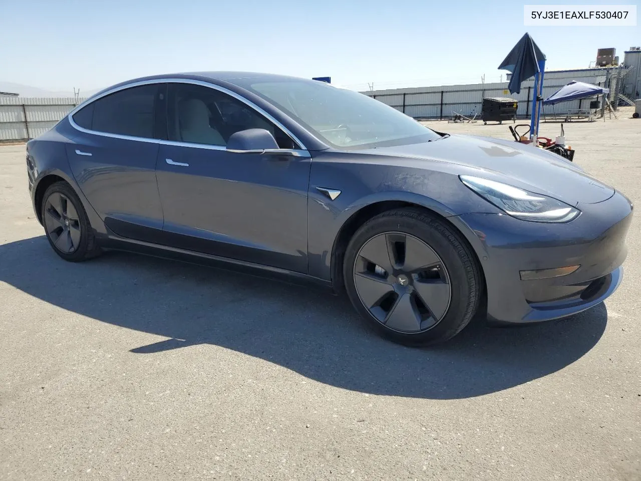 2020 Tesla Model 3 VIN: 5YJ3E1EAXLF530407 Lot: 71183934