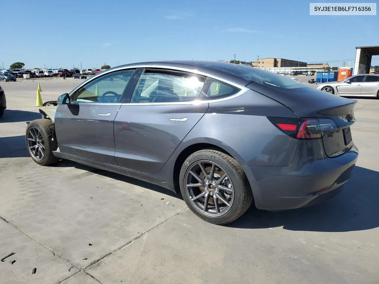 2020 Tesla Model 3 VIN: 5YJ3E1EB6LF716356 Lot: 71263504