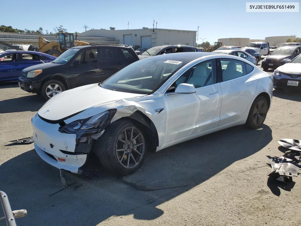 5YJ3E1EB9LF651499 2020 Tesla Model 3