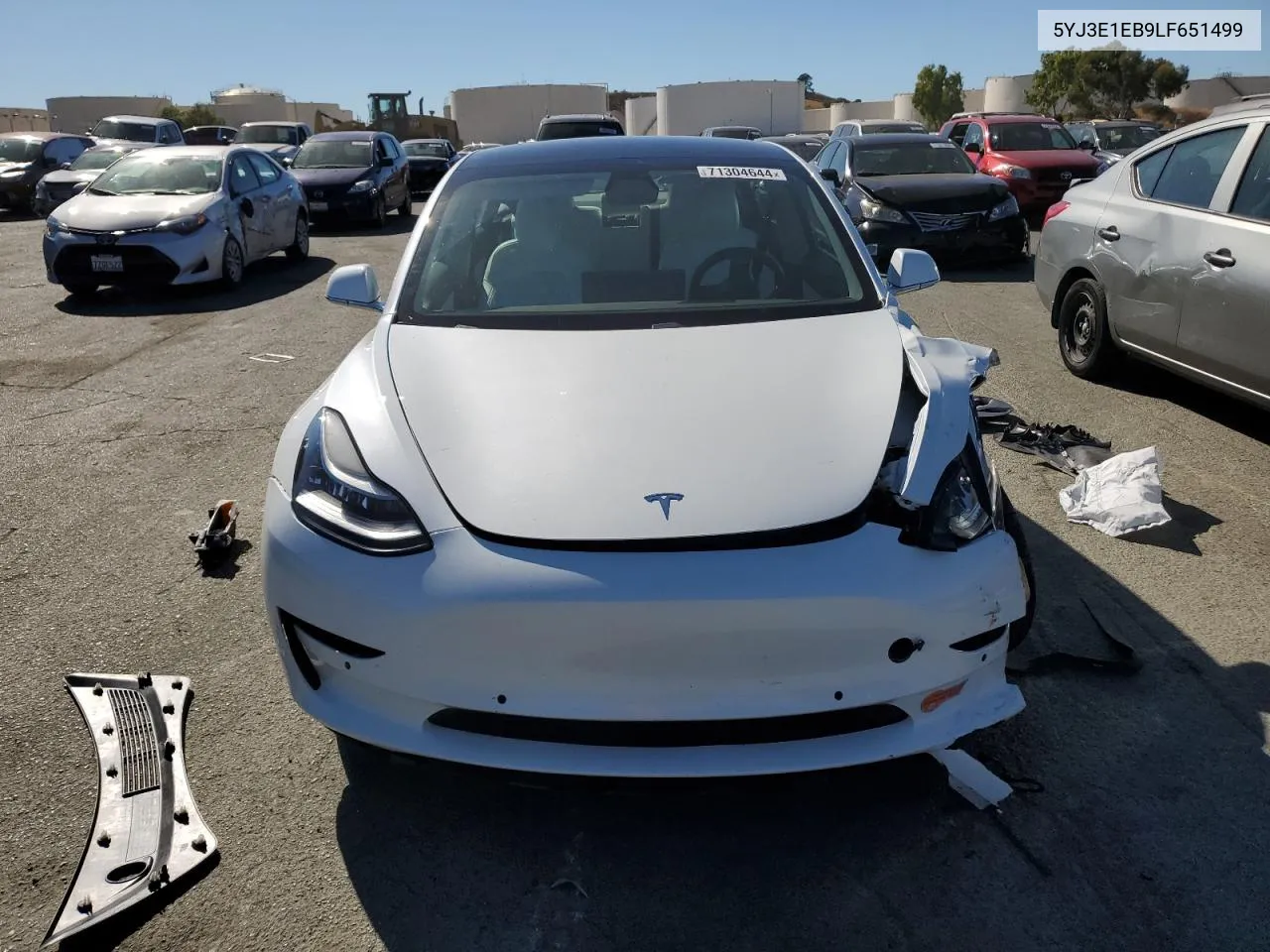 5YJ3E1EB9LF651499 2020 Tesla Model 3