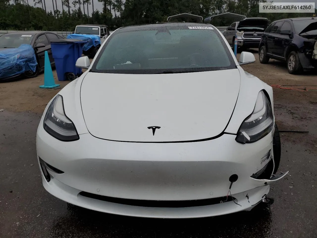 5YJ3E1EAXLF614260 2020 Tesla Model 3