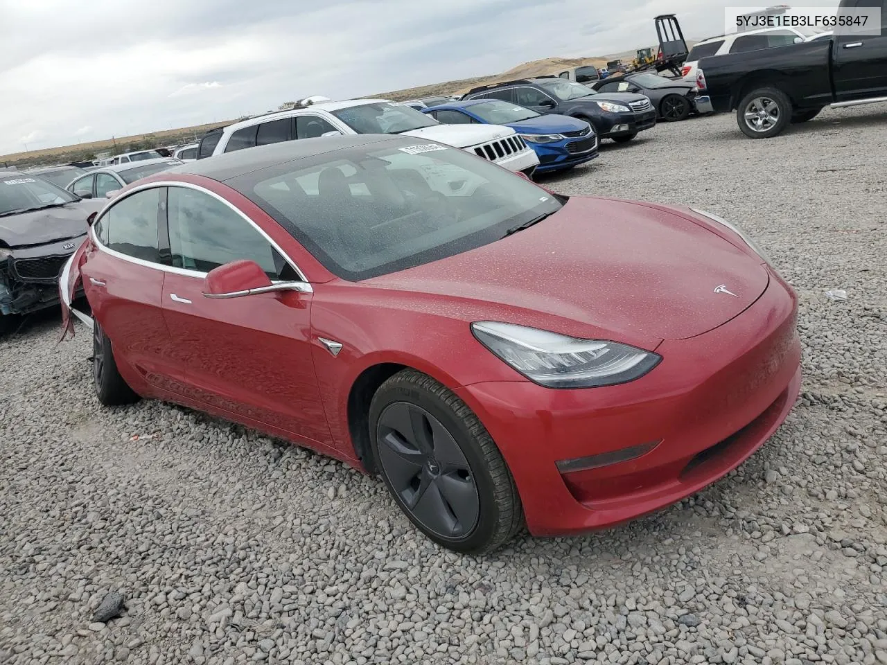 5YJ3E1EB3LF635847 2020 Tesla Model 3