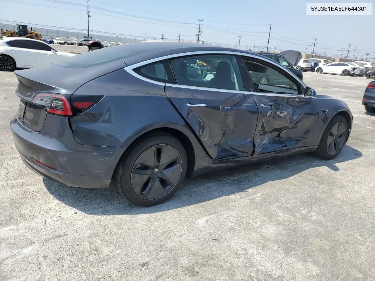 2020 Tesla Model 3 VIN: 5YJ3E1EA5LF644301 Lot: 71667874