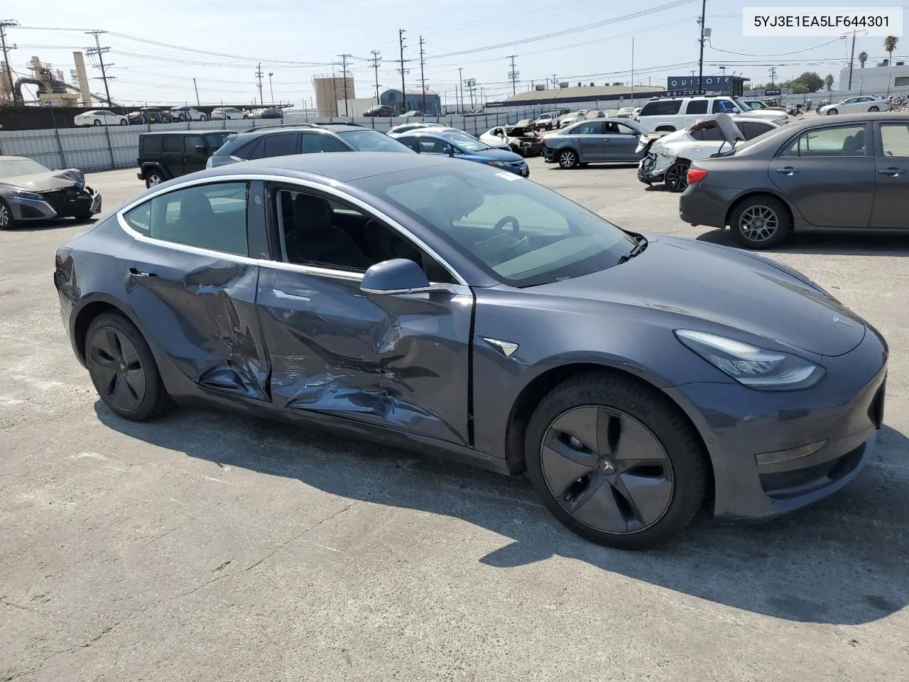 2020 Tesla Model 3 VIN: 5YJ3E1EA5LF644301 Lot: 71667874