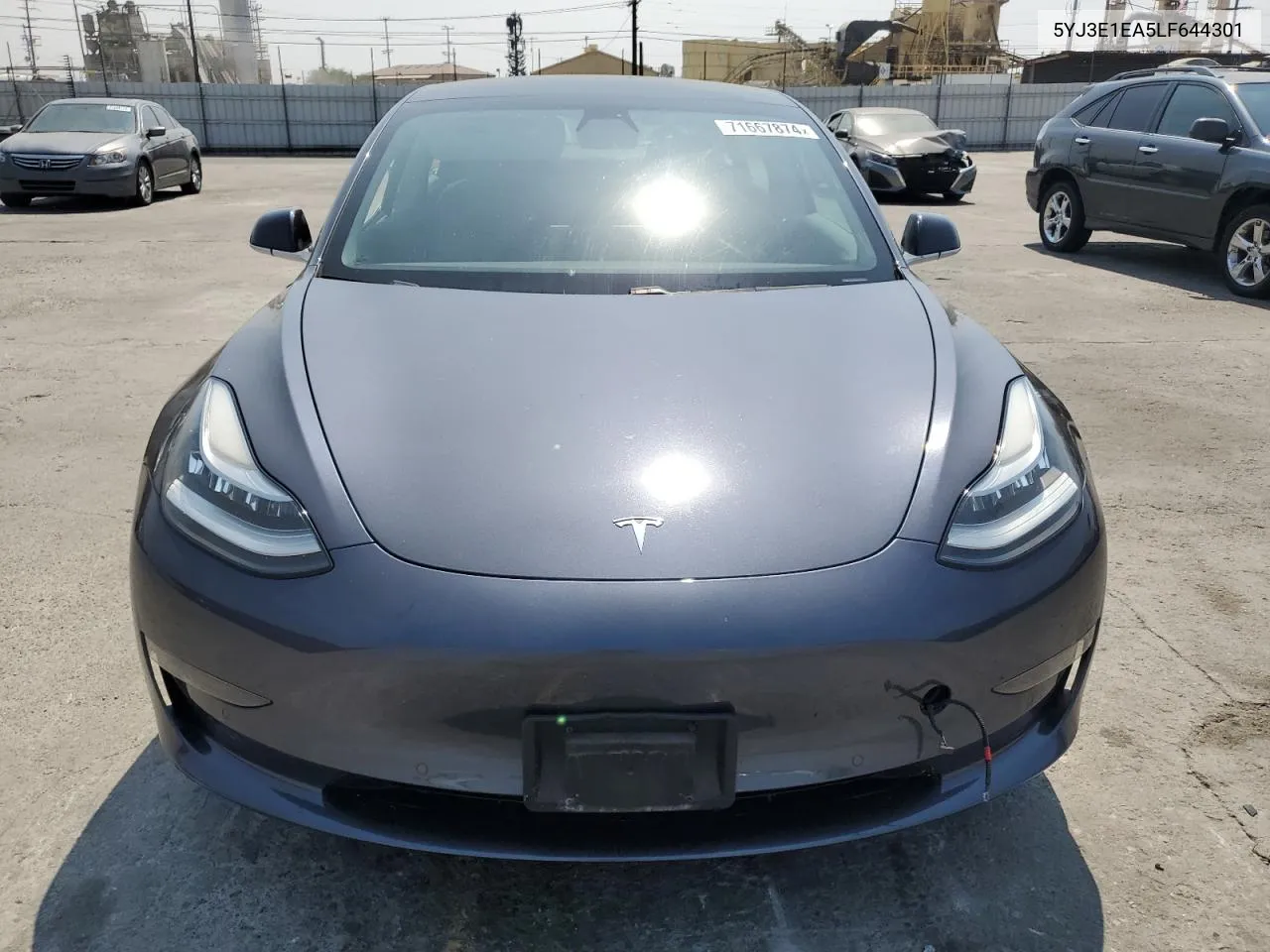 2020 Tesla Model 3 VIN: 5YJ3E1EA5LF644301 Lot: 71667874