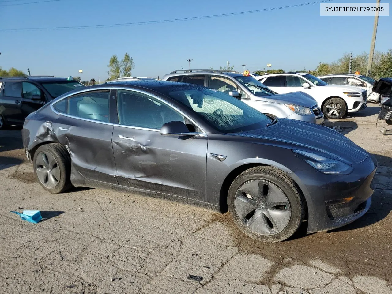 5YJ3E1EB7LF790305 2020 Tesla Model 3