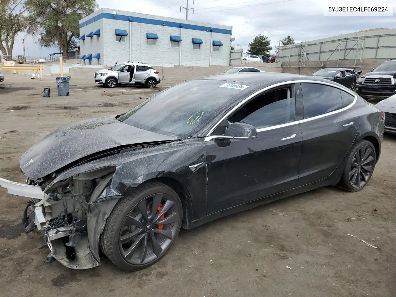 2020 Tesla Model 3 VIN: 5YJ3E1EC4LF669224 Lot: 71740774