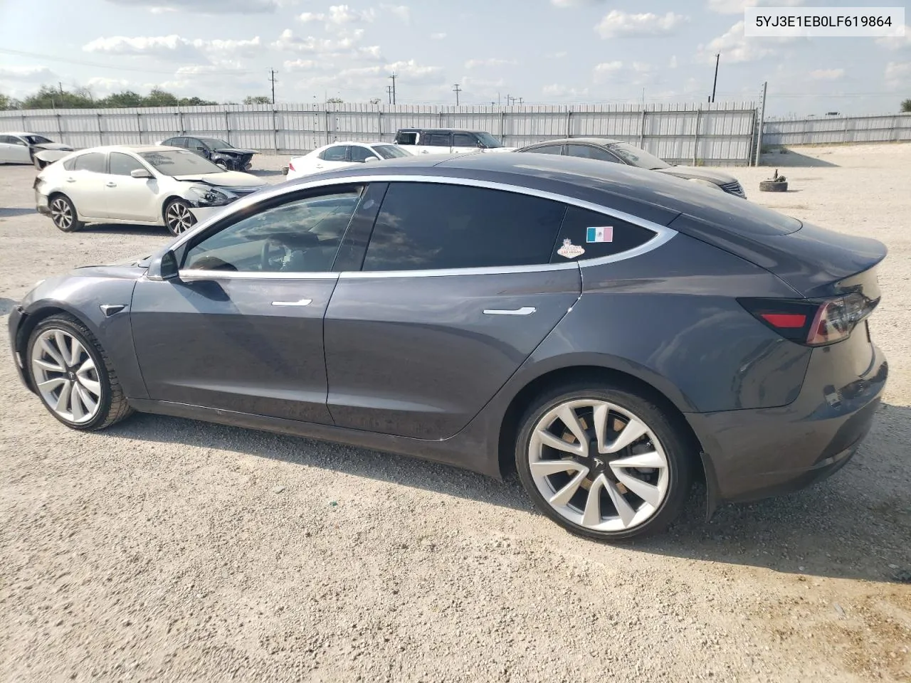 5YJ3E1EB0LF619864 2020 Tesla Model 3