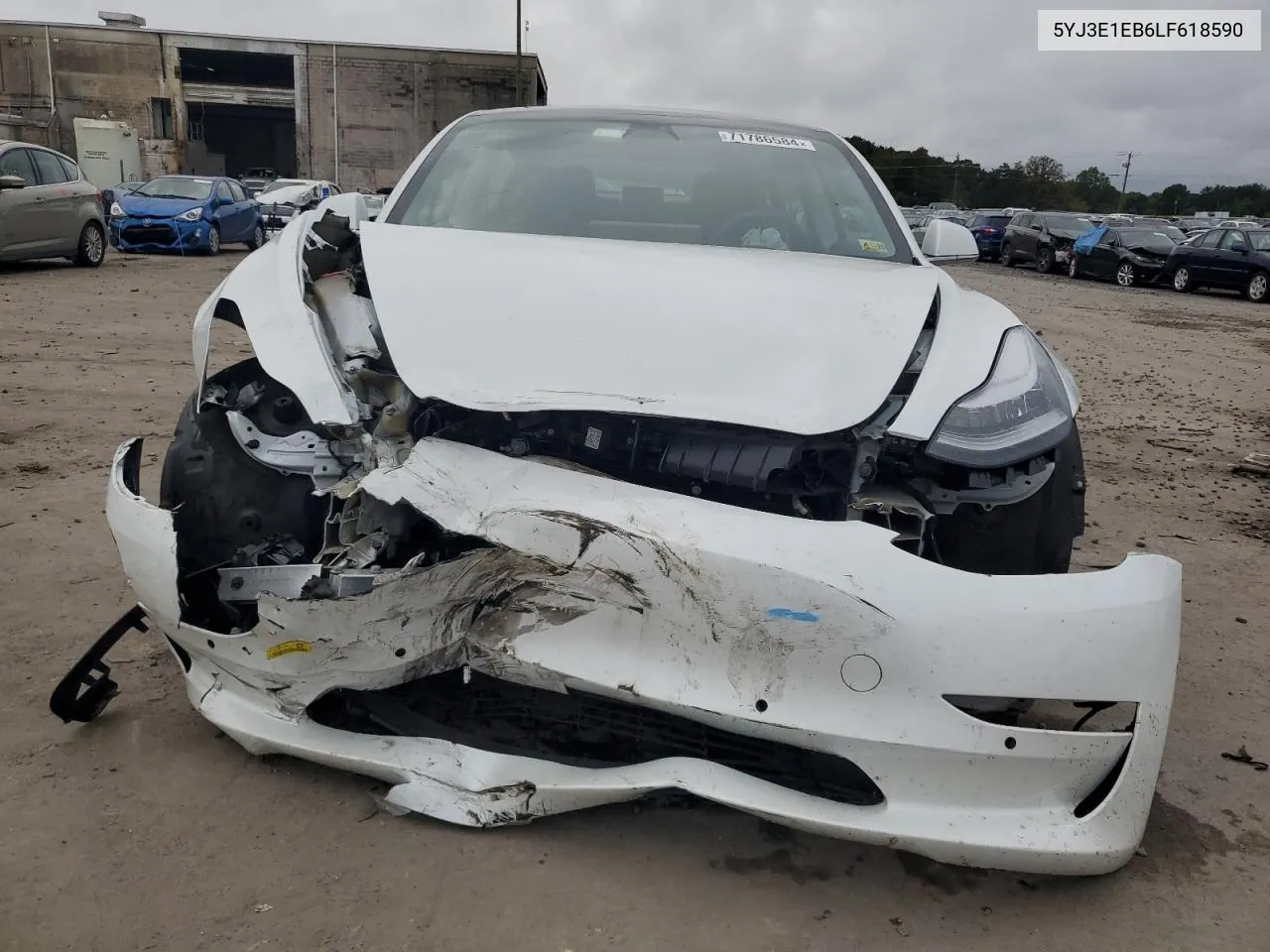 5YJ3E1EB6LF618590 2020 Tesla Model 3