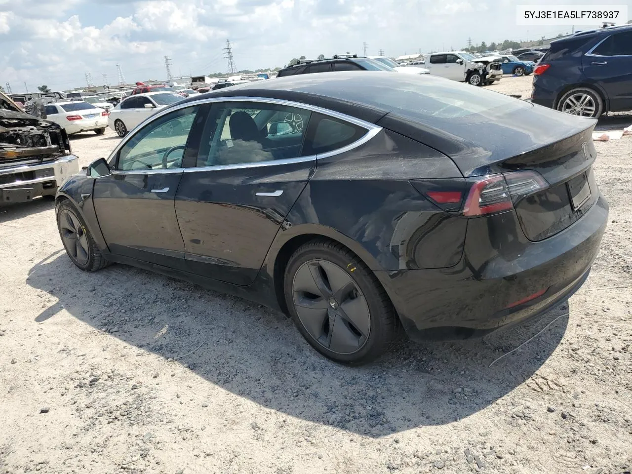 2020 Tesla Model 3 VIN: 5YJ3E1EA5LF738937 Lot: 71802784