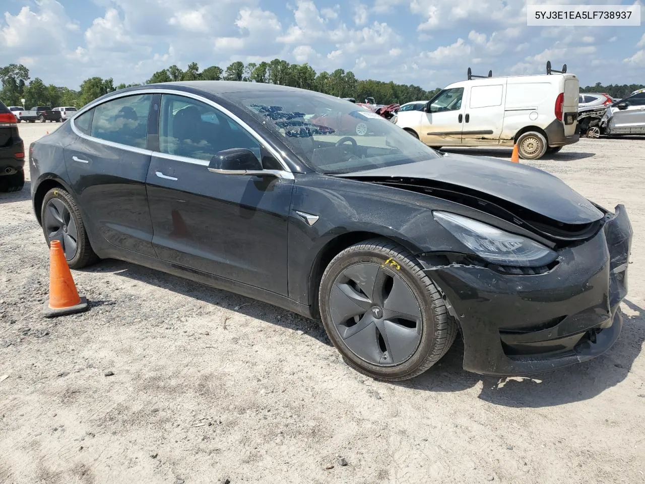 2020 Tesla Model 3 VIN: 5YJ3E1EA5LF738937 Lot: 71802784