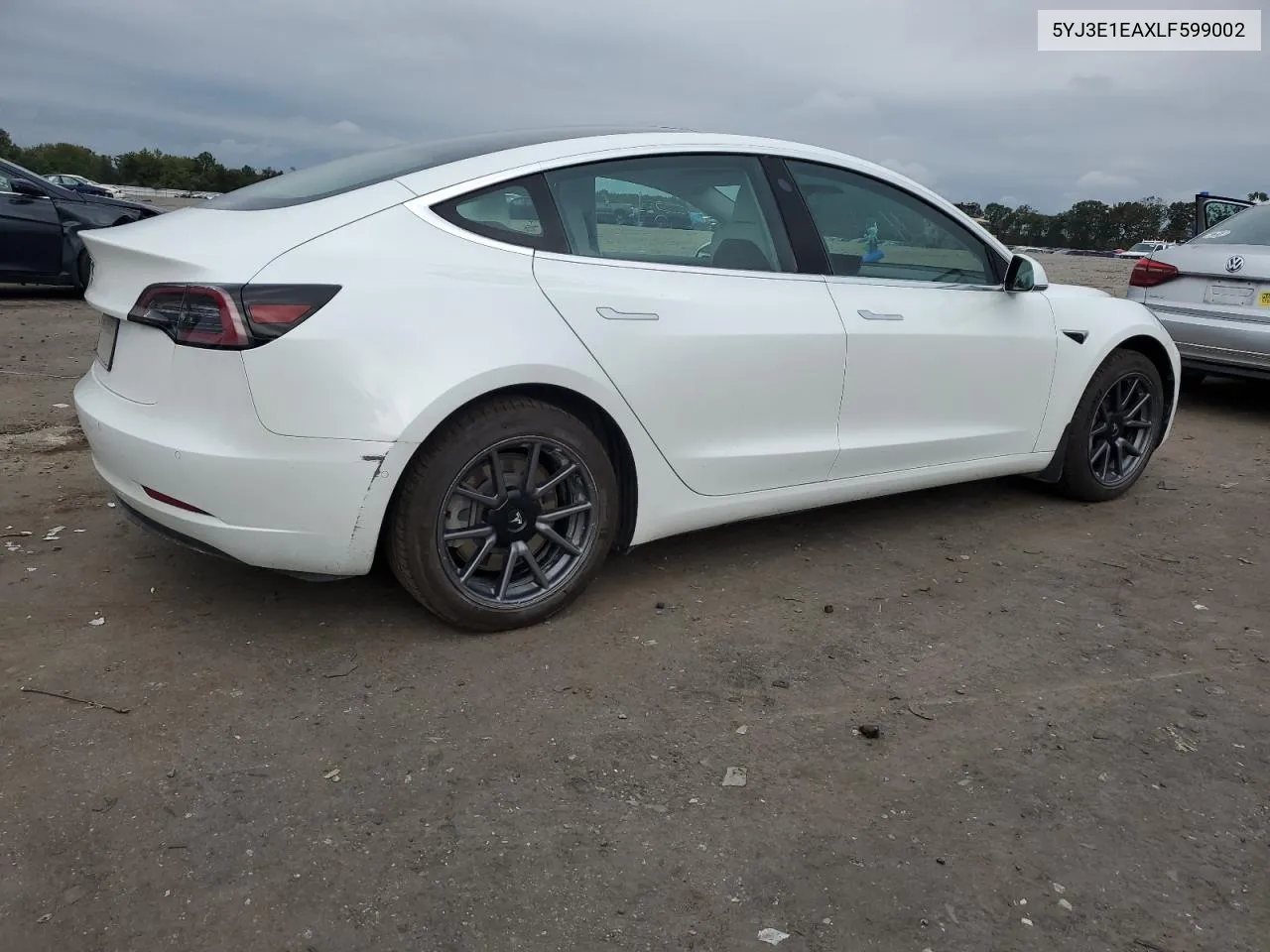 2020 Tesla Model 3 VIN: 5YJ3E1EAXLF599002 Lot: 71929714