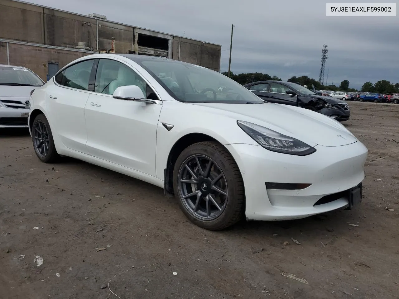 2020 Tesla Model 3 VIN: 5YJ3E1EAXLF599002 Lot: 71929714