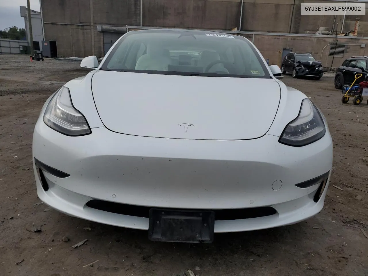 2020 Tesla Model 3 VIN: 5YJ3E1EAXLF599002 Lot: 71929714