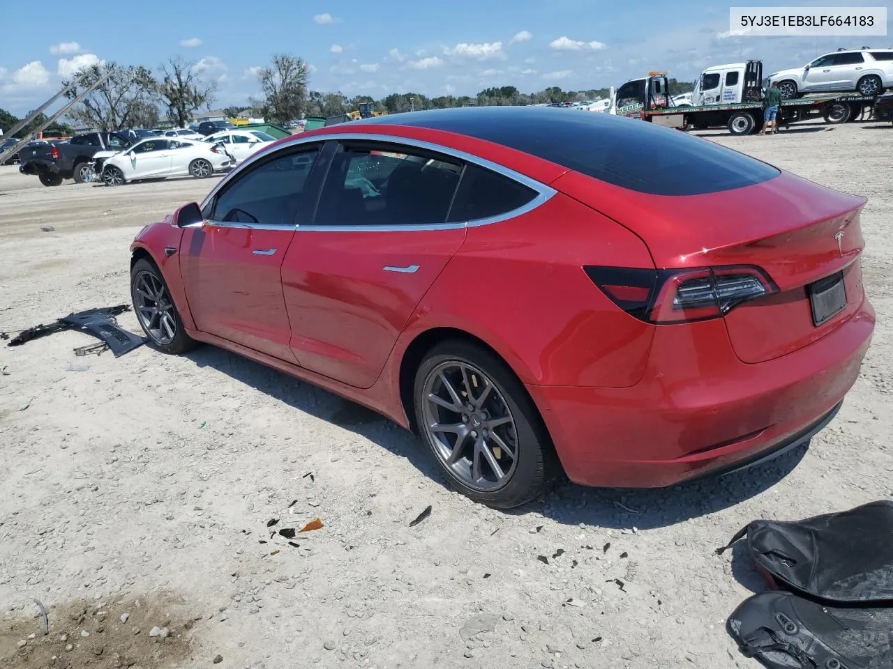 5YJ3E1EB3LF664183 2020 Tesla Model 3