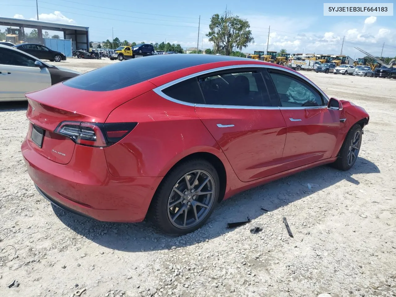 5YJ3E1EB3LF664183 2020 Tesla Model 3