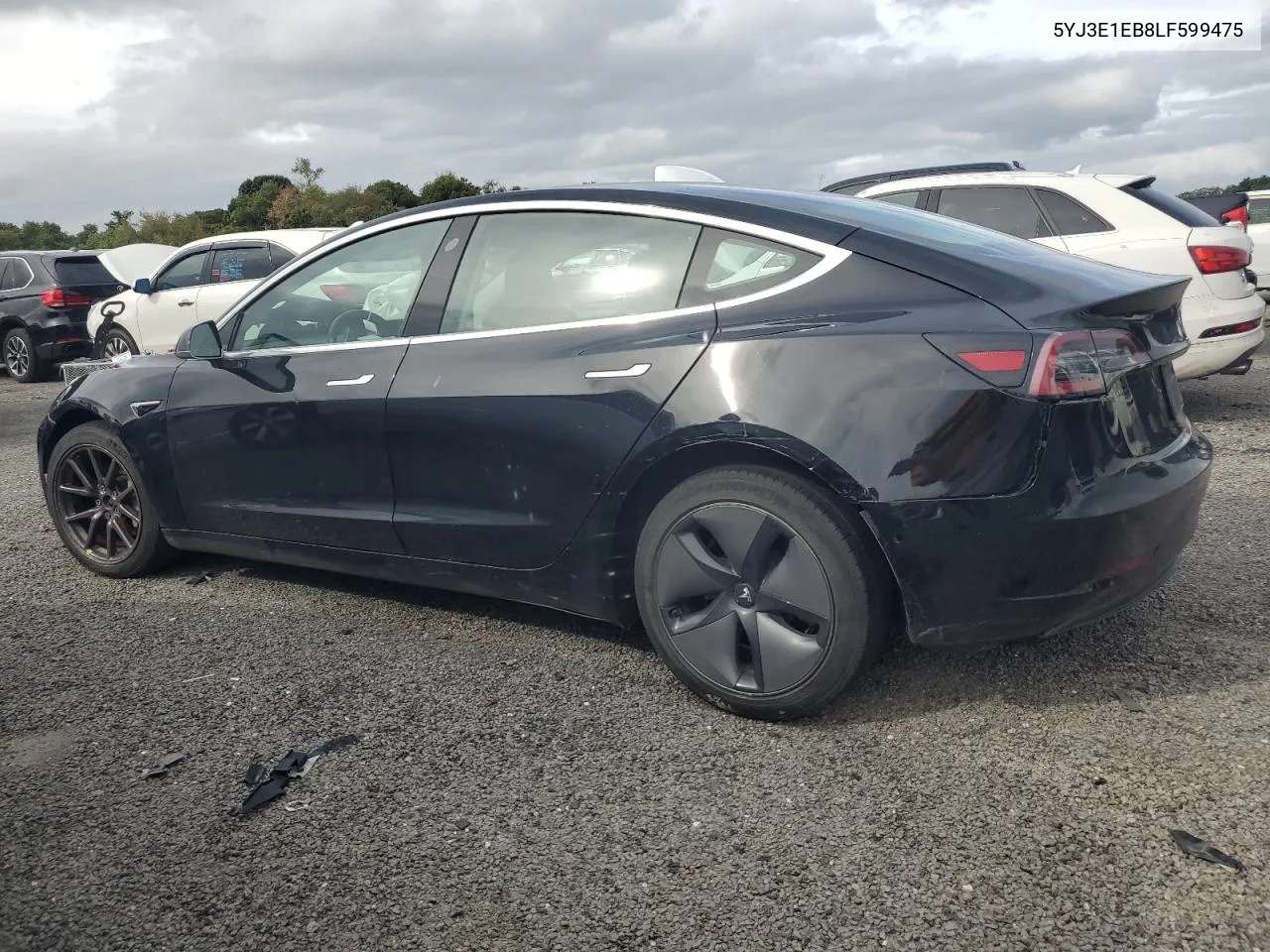 2020 Tesla Model 3 VIN: 5YJ3E1EB8LF599475 Lot: 71971294