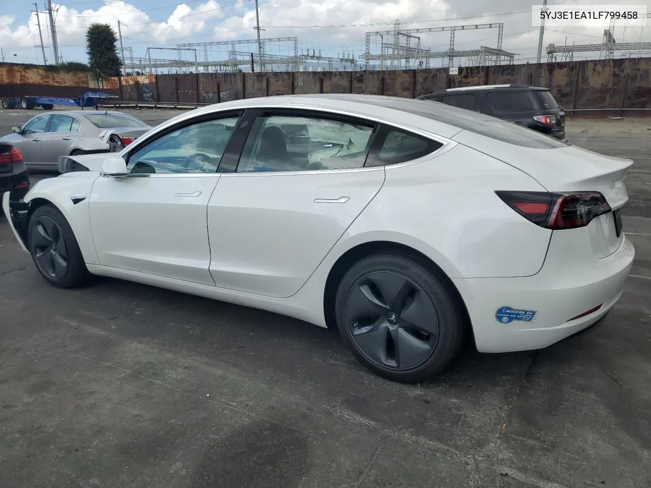 2020 Tesla Model 3 VIN: 5YJ3E1EA1LF799458 Lot: 72051284