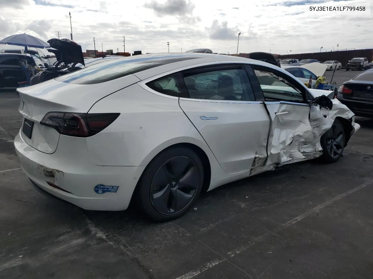 5YJ3E1EA1LF799458 2020 Tesla Model 3