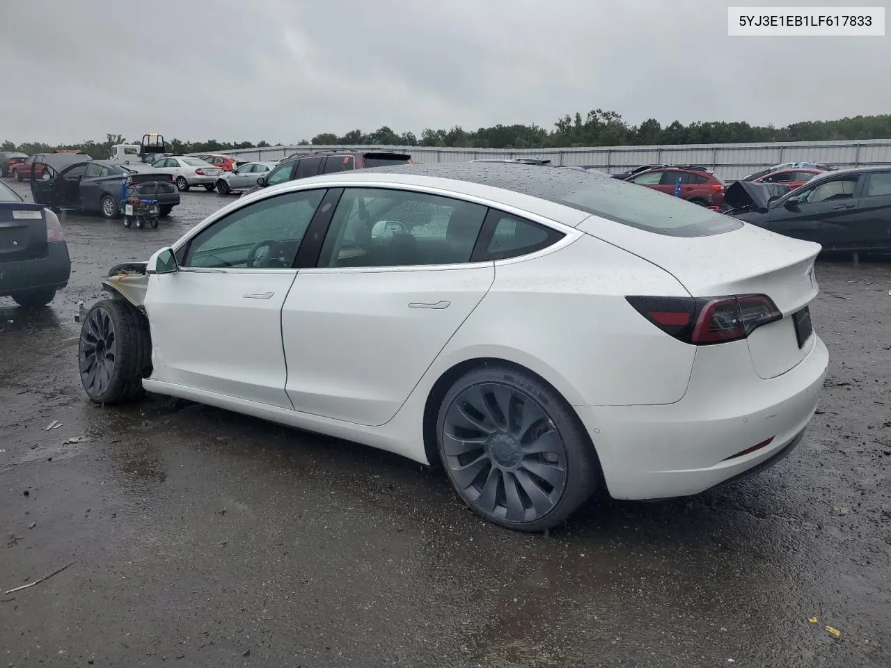 5YJ3E1EB1LF617833 2020 Tesla Model 3