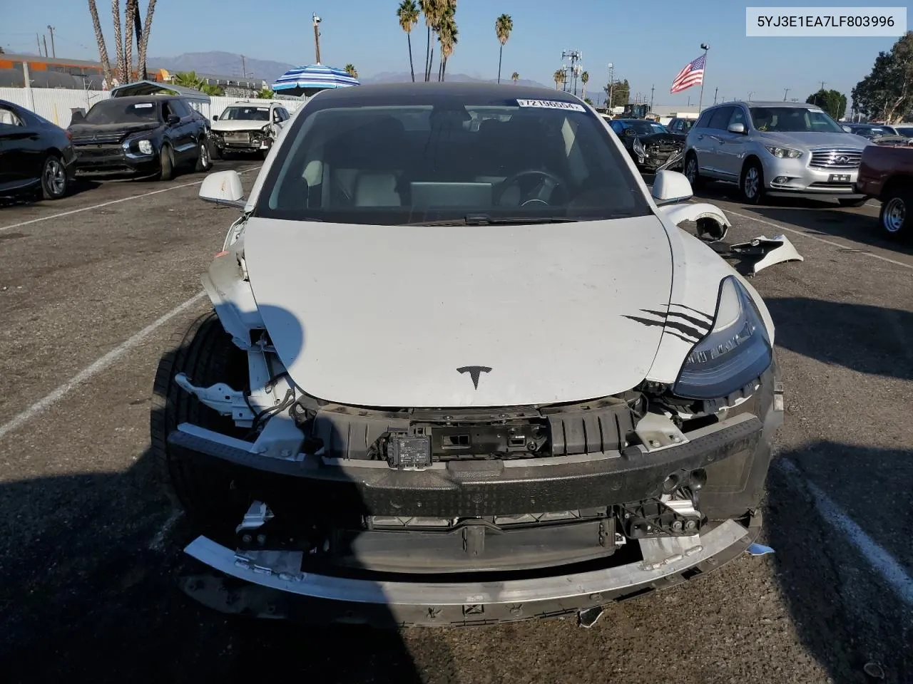 5YJ3E1EA7LF803996 2020 Tesla Model 3