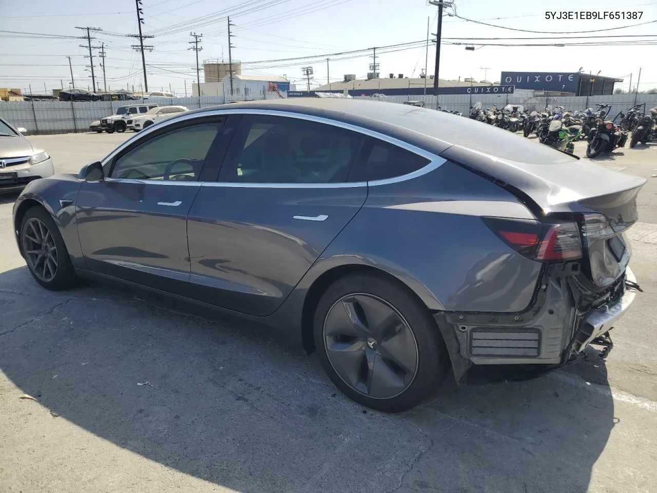 2020 Tesla Model 3 VIN: 5YJ3E1EB9LF651387 Lot: 72311484