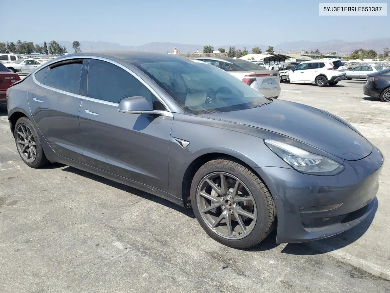 5YJ3E1EB9LF651387 2020 Tesla Model 3