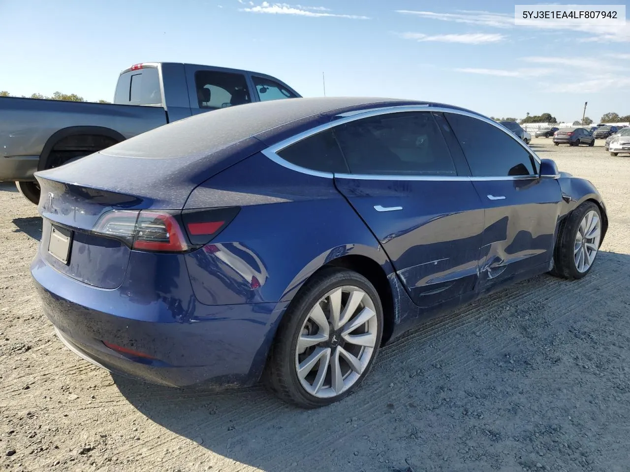 5YJ3E1EA4LF807942 2020 Tesla Model 3