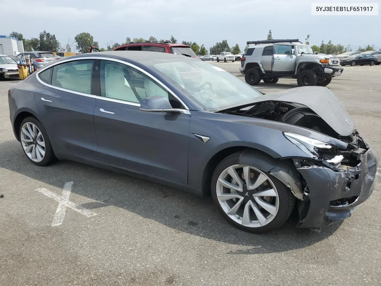 5YJ3E1EB1LF651917 2020 Tesla Model 3