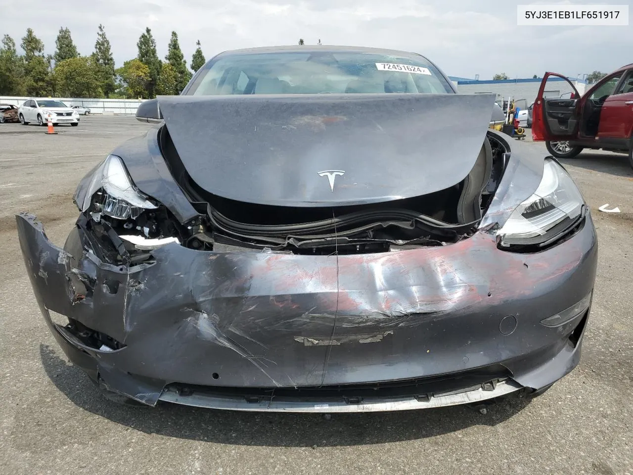 5YJ3E1EB1LF651917 2020 Tesla Model 3