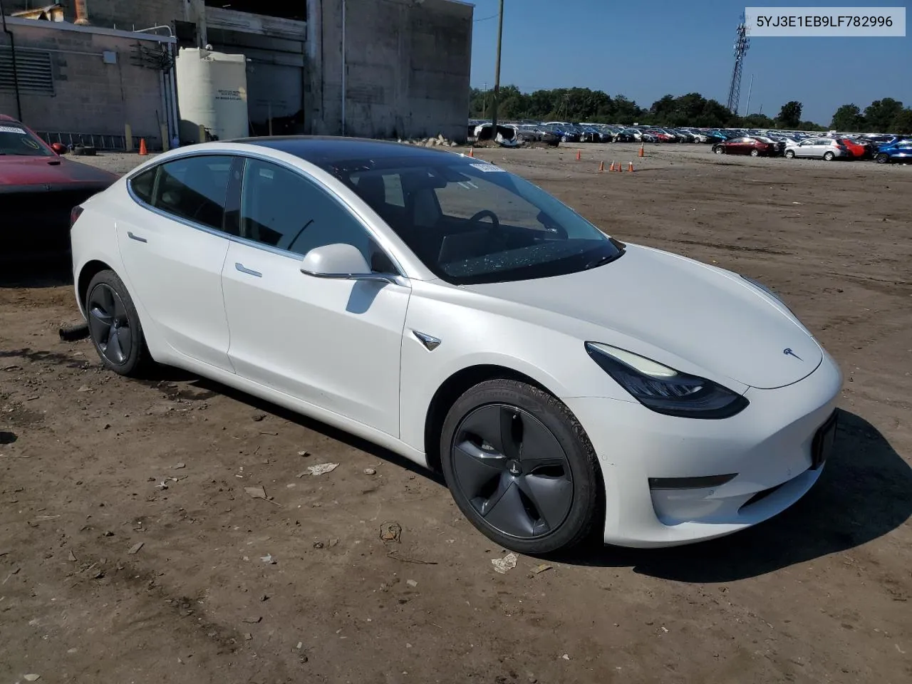 2020 Tesla Model 3 VIN: 5YJ3E1EB9LF782996 Lot: 72513924