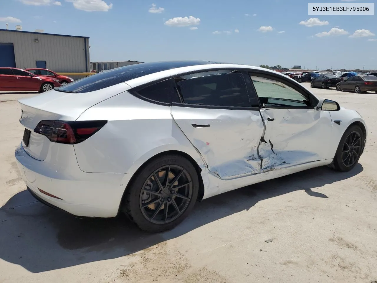 5YJ3E1EB3LF795906 2020 Tesla Model 3