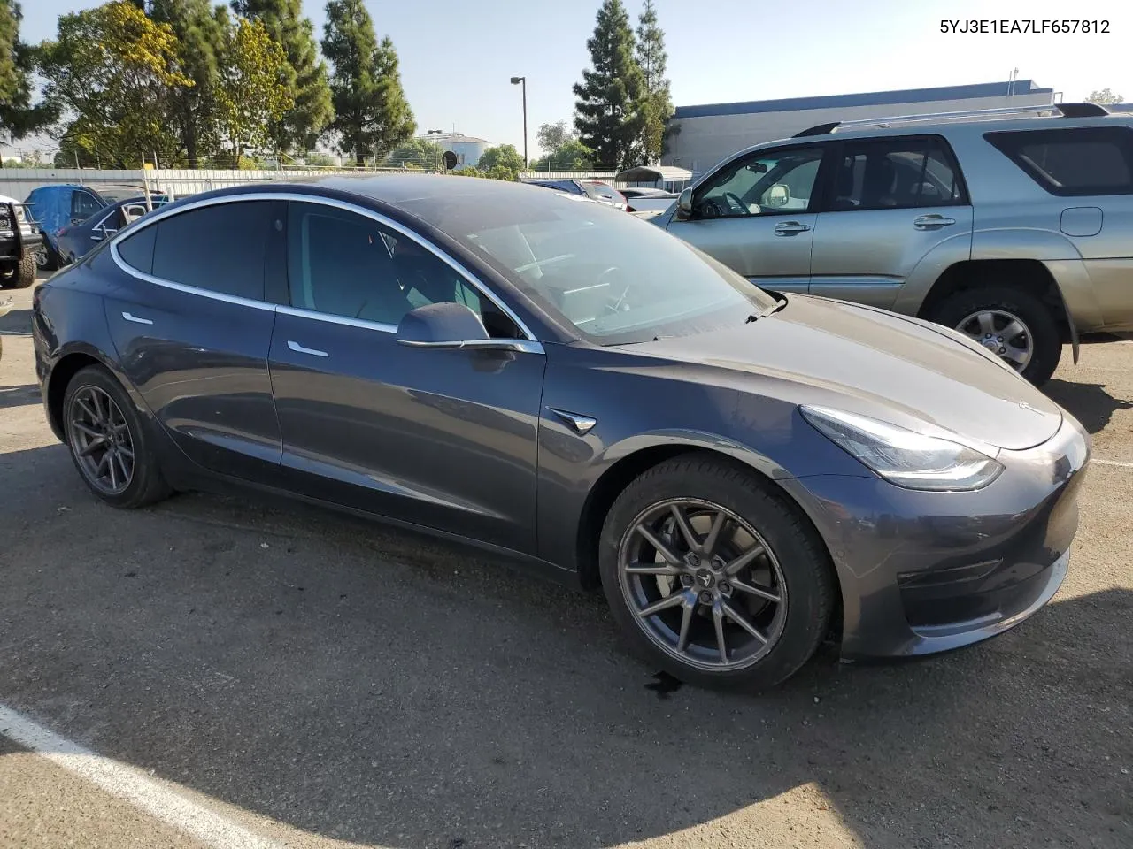 2020 Tesla Model 3 VIN: 5YJ3E1EA7LF657812 Lot: 72613684