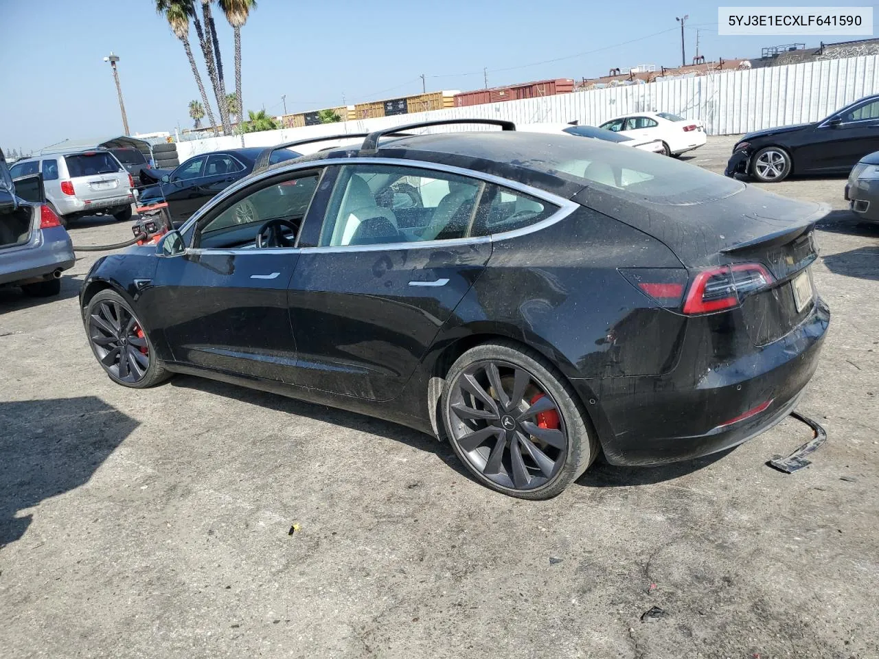 2020 Tesla Model 3 VIN: 5YJ3E1ECXLF641590 Lot: 72616554