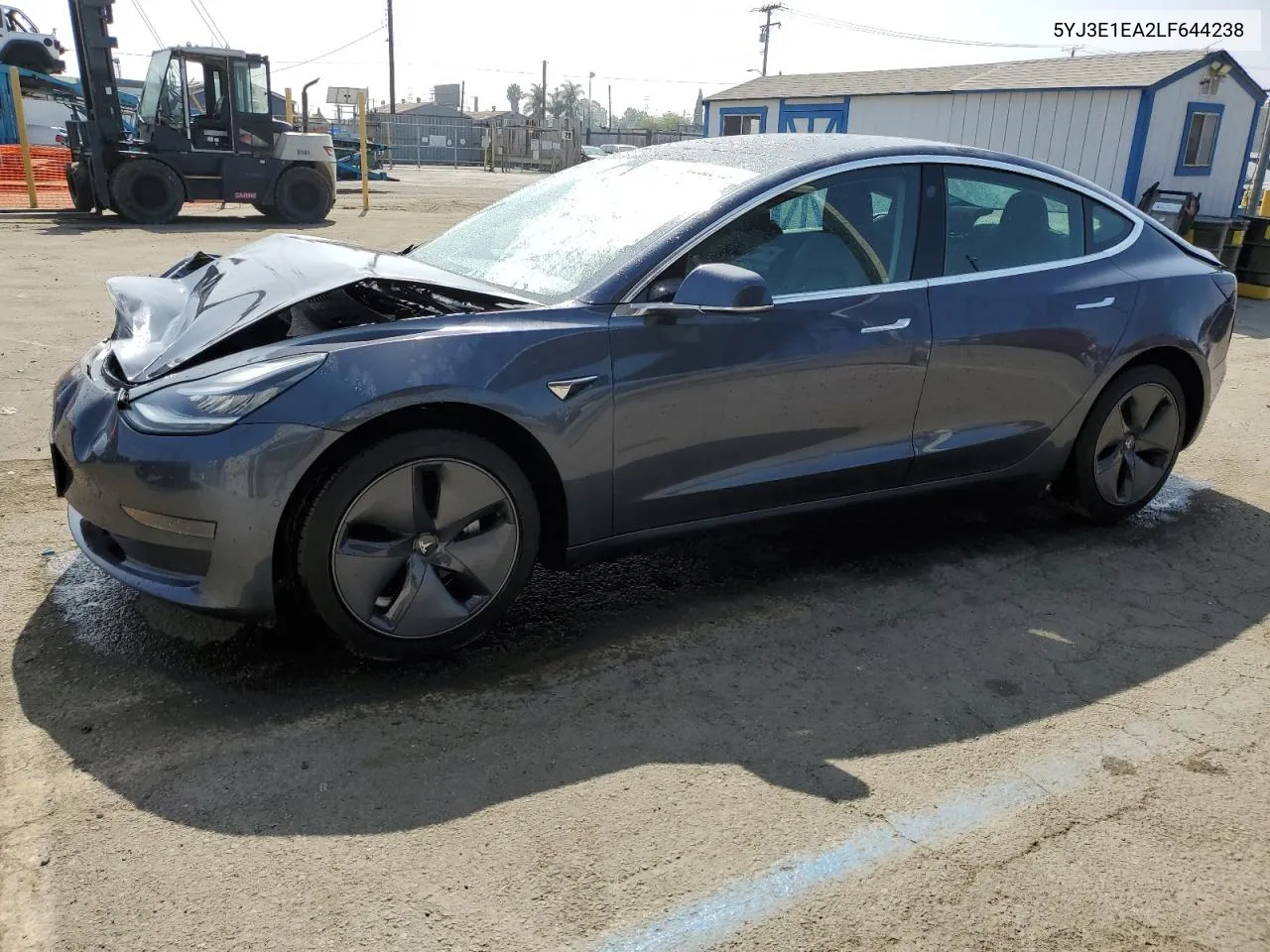 2020 Tesla Model 3 VIN: 5YJ3E1EA2LF644238 Lot: 72638284