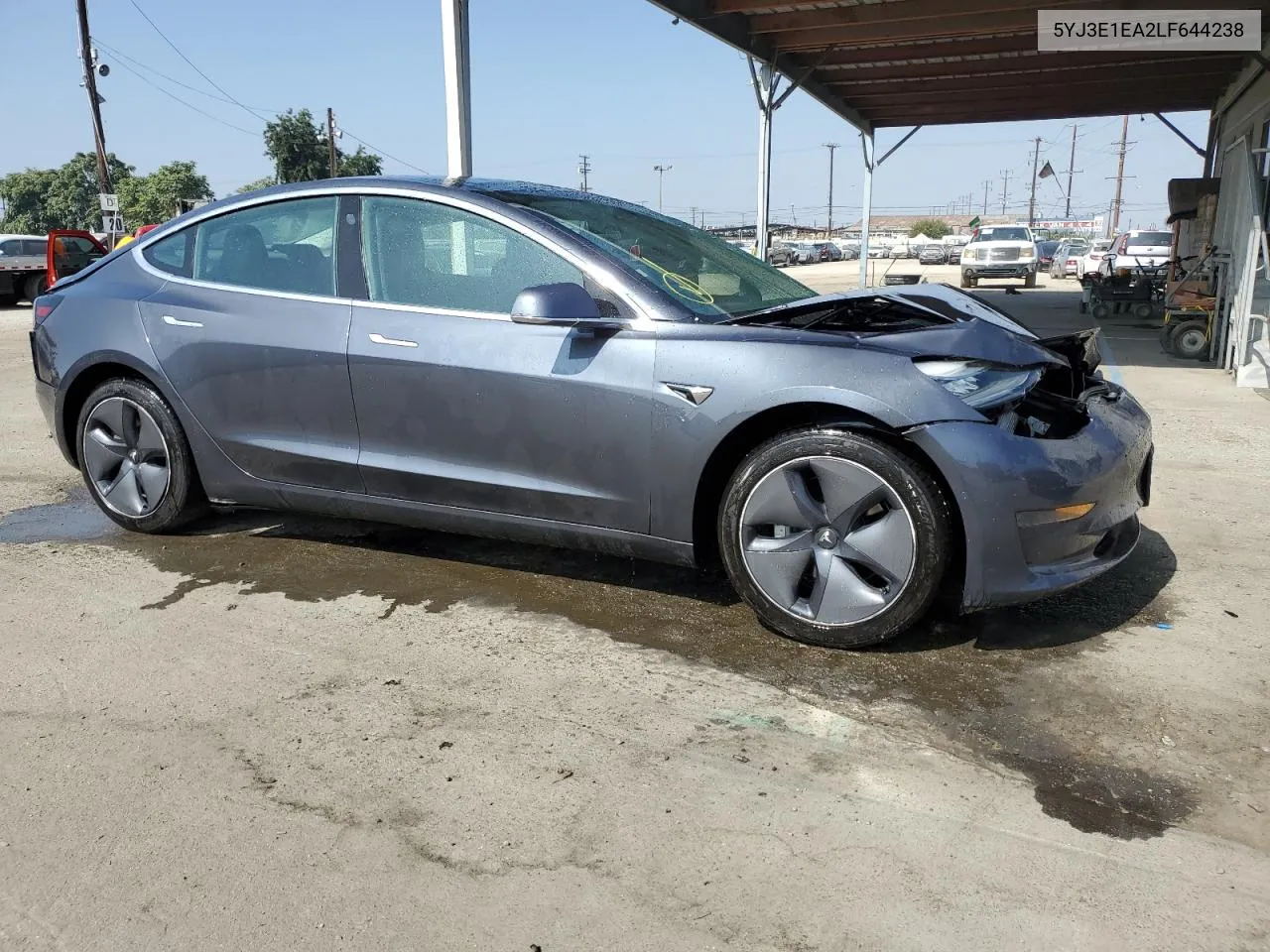 2020 Tesla Model 3 VIN: 5YJ3E1EA2LF644238 Lot: 72638284