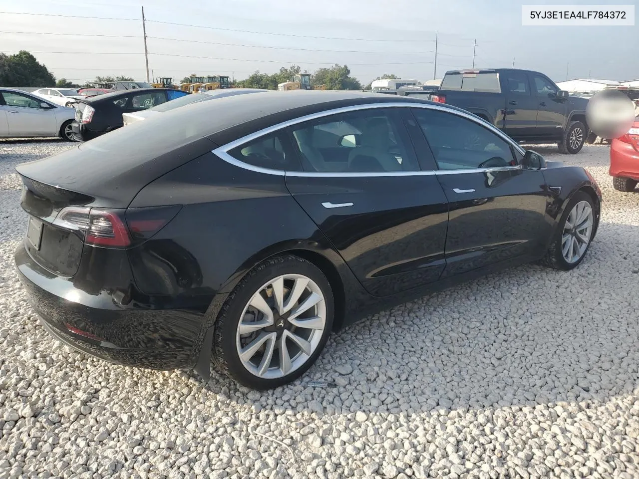 2020 Tesla Model 3 VIN: 5YJ3E1EA4LF784372 Lot: 72756744