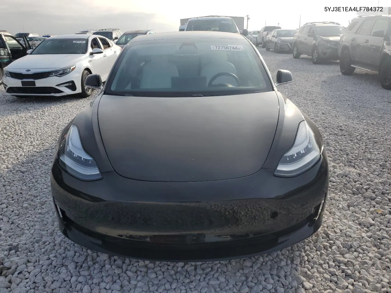 2020 Tesla Model 3 VIN: 5YJ3E1EA4LF784372 Lot: 72756744