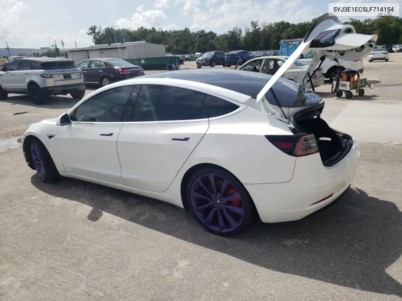 2020 Tesla Model 3 VIN: 5YJ3E1EC5LF714154 Lot: 72785954