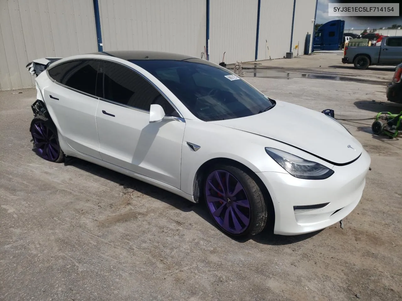 2020 Tesla Model 3 VIN: 5YJ3E1EC5LF714154 Lot: 72785954