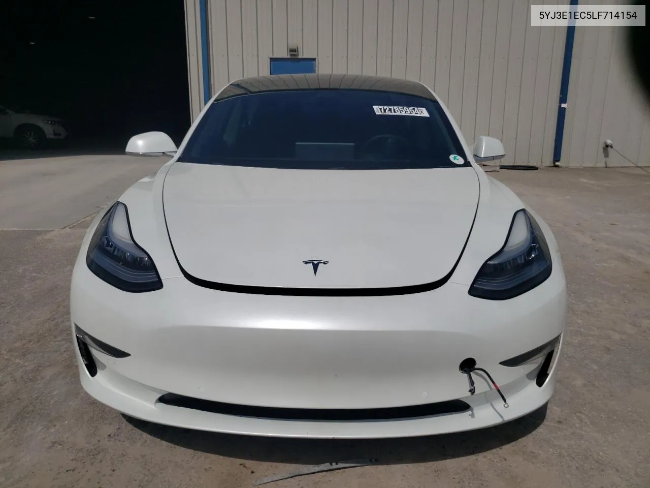 2020 Tesla Model 3 VIN: 5YJ3E1EC5LF714154 Lot: 72785954