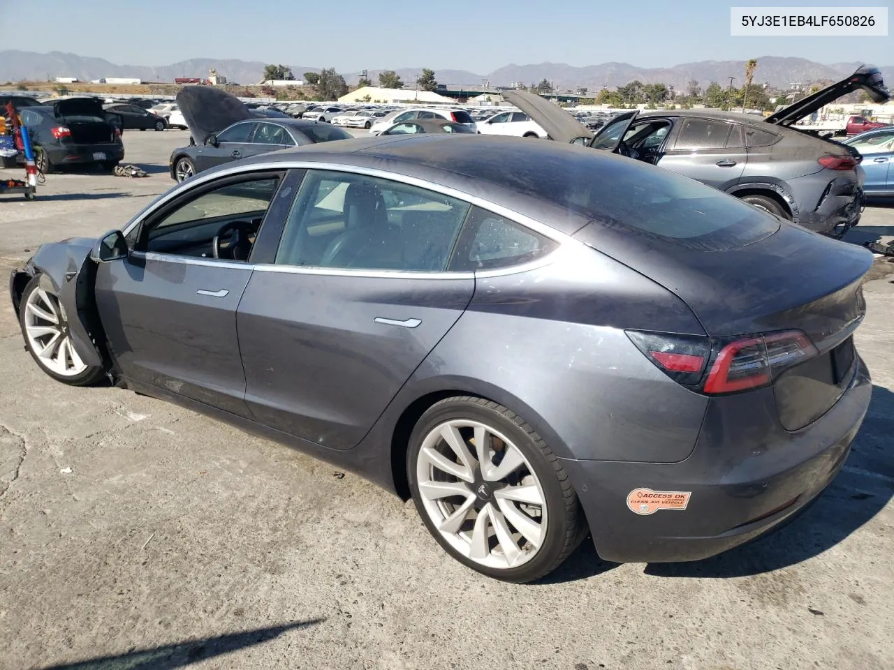 5YJ3E1EB4LF650826 2020 Tesla Model 3