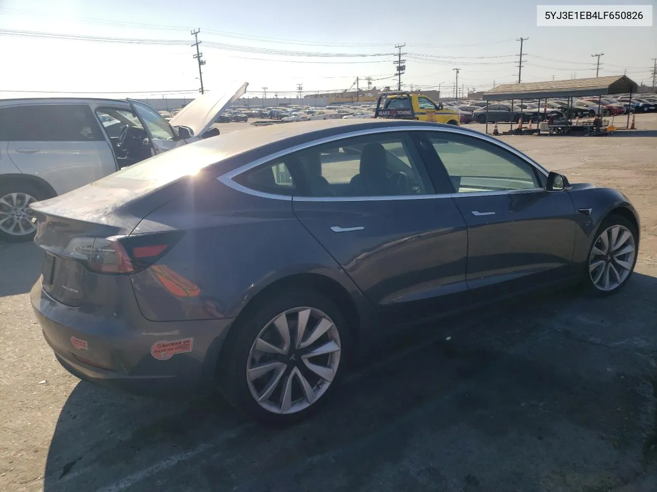 5YJ3E1EB4LF650826 2020 Tesla Model 3