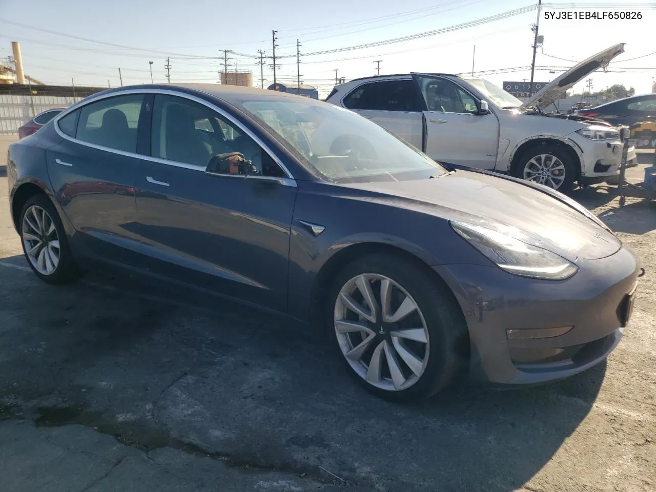 2020 Tesla Model 3 VIN: 5YJ3E1EB4LF650826 Lot: 72909624