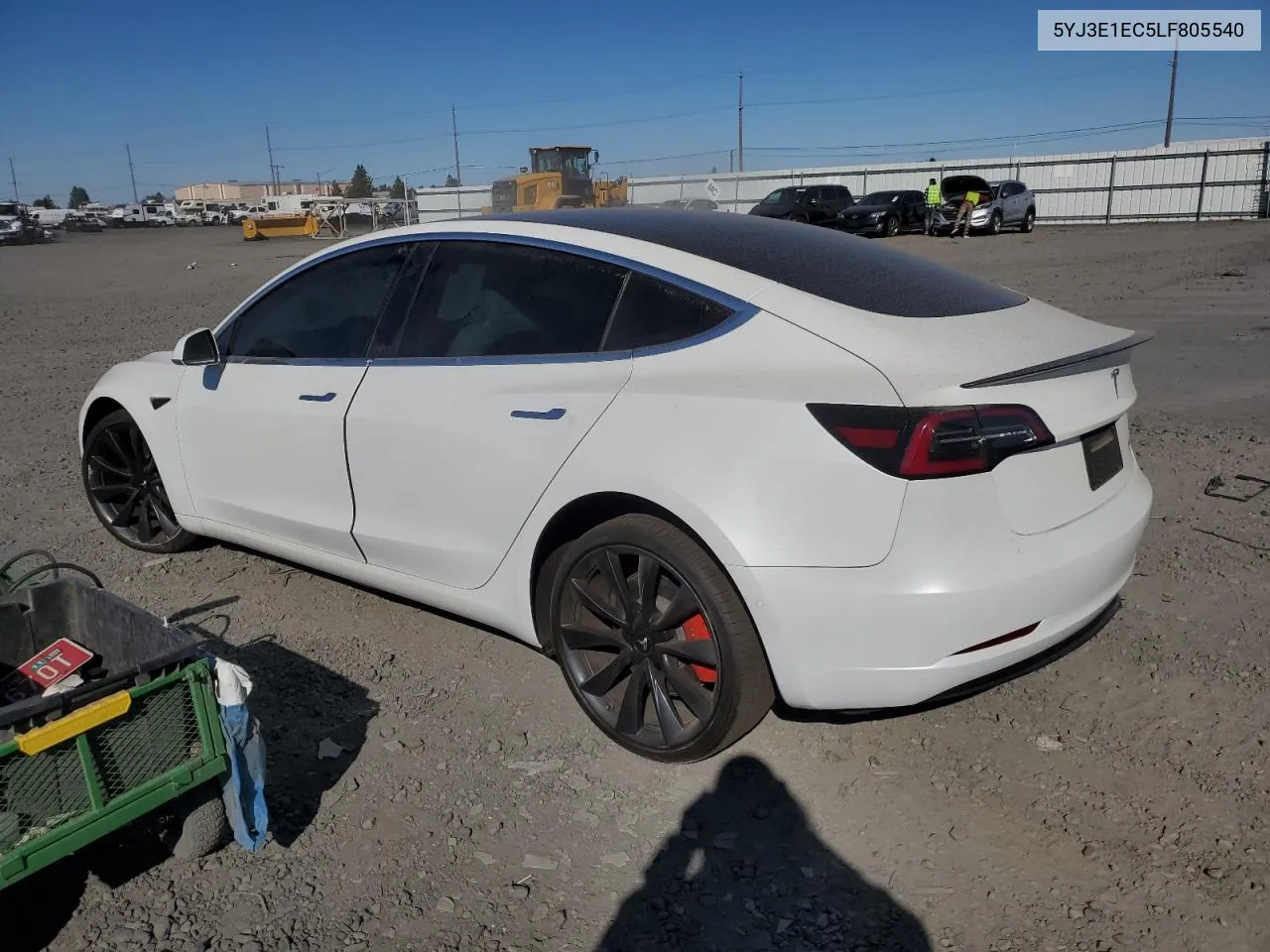 2020 Tesla Model 3 VIN: 5YJ3E1EC5LF805540 Lot: 73208744